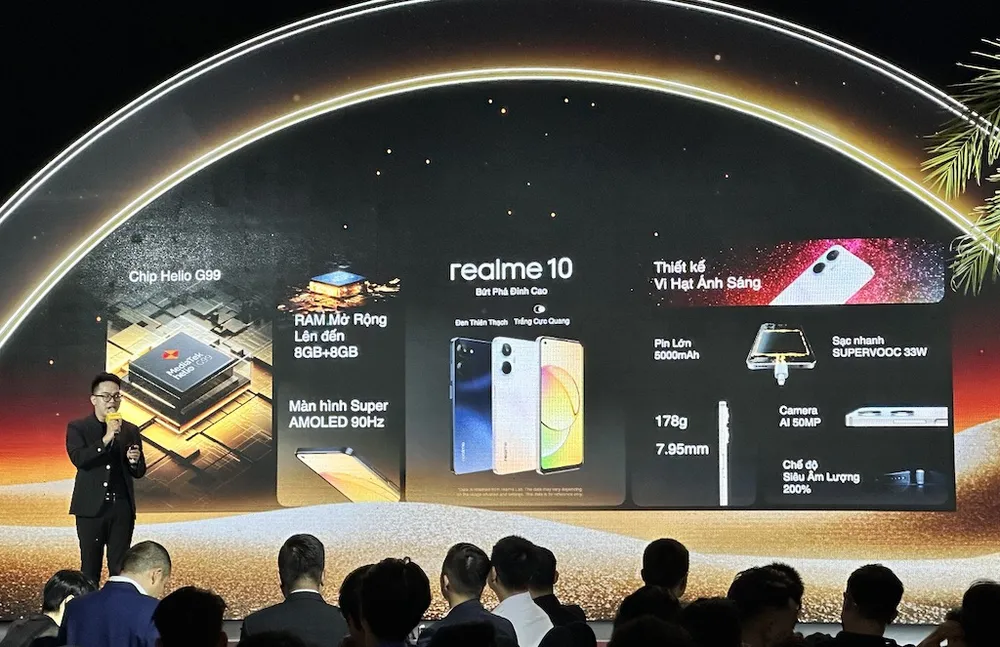 Smartphone này với bộ nhớ RAM LPDDR4x 8GB có tốc độ UFS 2.2 và dung lượng bộ nhớ trong lên đến 256GB, có thể mở rộng bộ nhớ với thẻ nhớ ngoài hỗ trợ lên đến 1TB. Chưa hết, realme 10 còn hỗ trợ RAM mở rộng đến 8GB, cho phép người dùng có thể đa nhiệm tối đa 18 ứng dụng và chuyển đổi linh hoạt giữa các tác vụ với nhau.