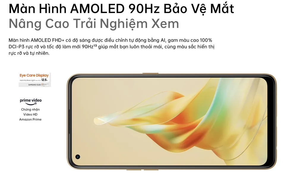 Để tối ưu hoá hiệu suất xử lý, OPPO đã tích hợp thêm Thuật toán Tối ưu hiệu năng, nhờ đó độ bền hiệu năng của Reno8 T đạt Chứng nhận độ mượt trong 48 tháng Để tối ưu hoá hiệu suất xử lý, OPPO đã tích hợp thêm Thuật toán Tối ưu hiệu năng, nhờ đó độ bền hiệu năng của Reno8 T đạt Chứng nhận độ mượt trong 48 tháng