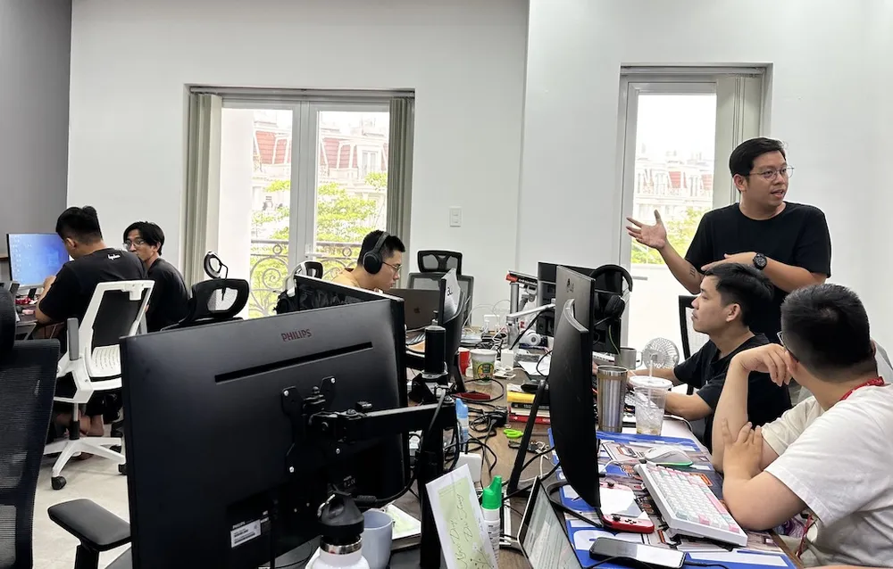Ông Thái Thanh Liêm, CEO của Topebox trong một lần giới thiệu về game với giới truyền thông