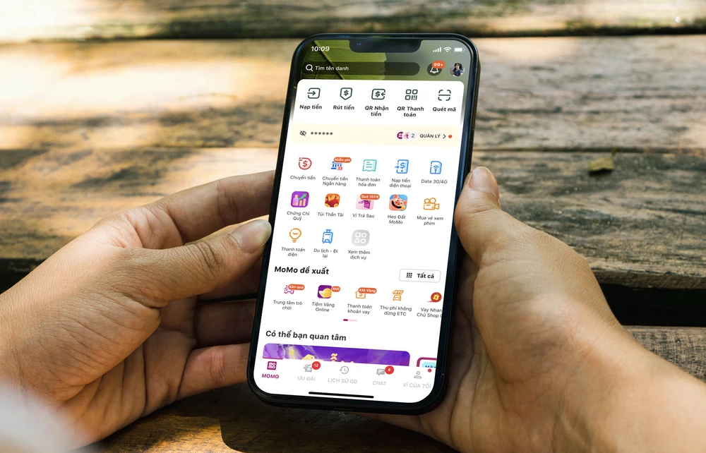 MoMo đứng vị trí top 1 ứng dụng phổ biến nhất cả về số lượng người dùng và thời gian sử dụng