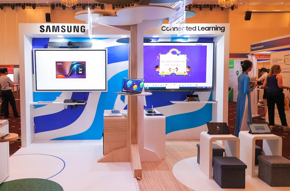 Một góc triển lãm của Samsung tại BESS Việt Nam 2023 Một góc triển lãm của Samsung tại BESS Việt Nam 2023