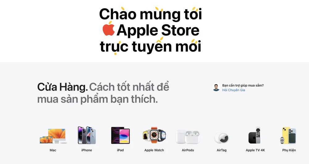Cửa hàng trực tuyến cho thị trường Việt Nam chính thức mở cửa Cửa hàng trực tuyến cho thị trường Việt Nam chính thức mở cửa