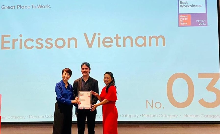 Ericsson Việt Nam nhận giải thưởng