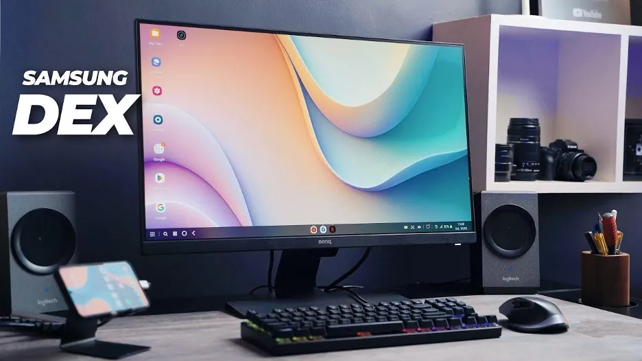Samsung DeX độc quyền giúp người dùng trải nghiệm hiển thị đa cửa sổ vô cùng tiện lợi. Samsung DeX độc quyền giúp người dùng trải nghiệm hiển thị đa cửa sổ vô cùng tiện lợi.