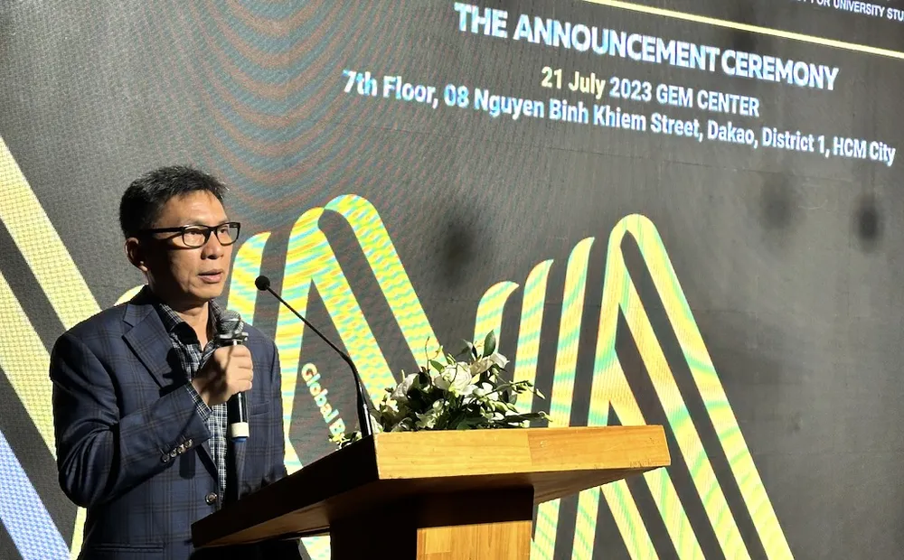 Ông Nguyễn Việt Dũng, Giám đốc Sở KH-CN TPHCM phát biểu tại sự kiện Ông Nguyễn Việt Dũng, Giám đốc Sở KH-CN TPHCM phát biểu tại sự kiện