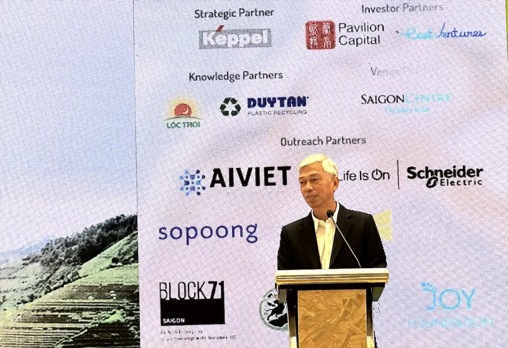 Phó Chủ tịch UBND TPHCM Võ Văn Hoan phát biểu tại lễ phát động cuộc thi