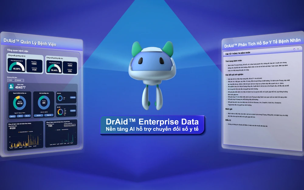 Nền tảng DrAid Enterprise Data do VinBrain phát triển 