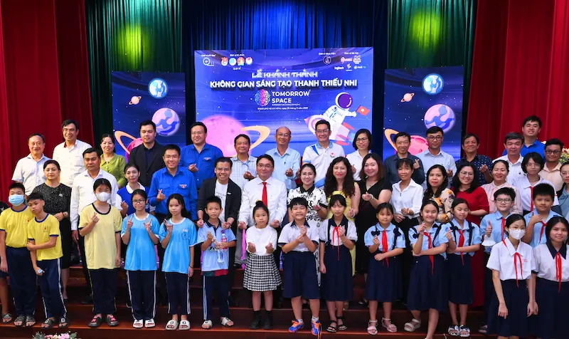 Khánh thành “Không gian sáng tạo thanh thiếu nhi - Tomorrow Space”