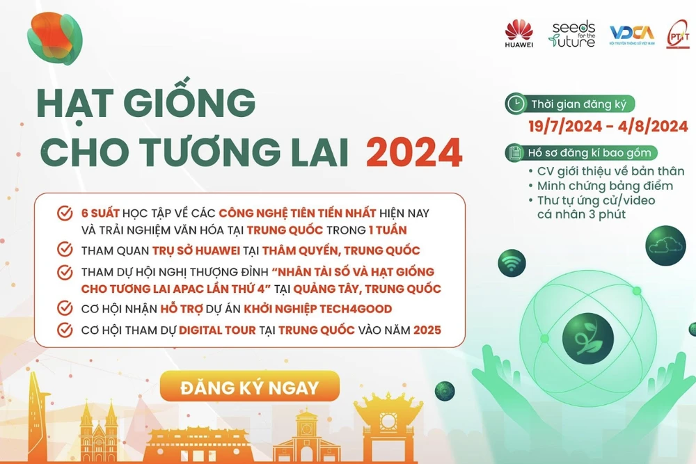 “Hạt giống cho Tương lai - Seeds for the Future 2024” nhằm tìm kiếm những gương mặt tài năng công nghệ mới