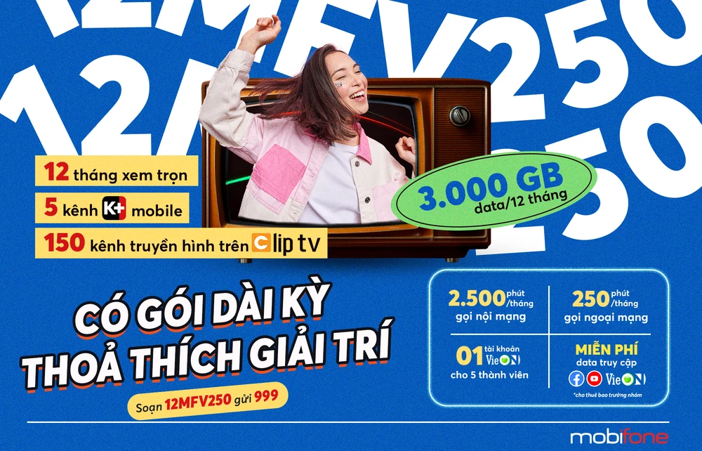 MobiFone vừa tung ra chương trình ưu đãi cực lớn cho các khách hàng trả trước