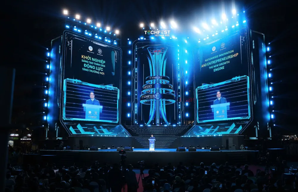 Toàn cảnh Lễ khai mạc Ngày hội khởi nghiệp sáng tạo Việt Nam - TECHFEST 2025