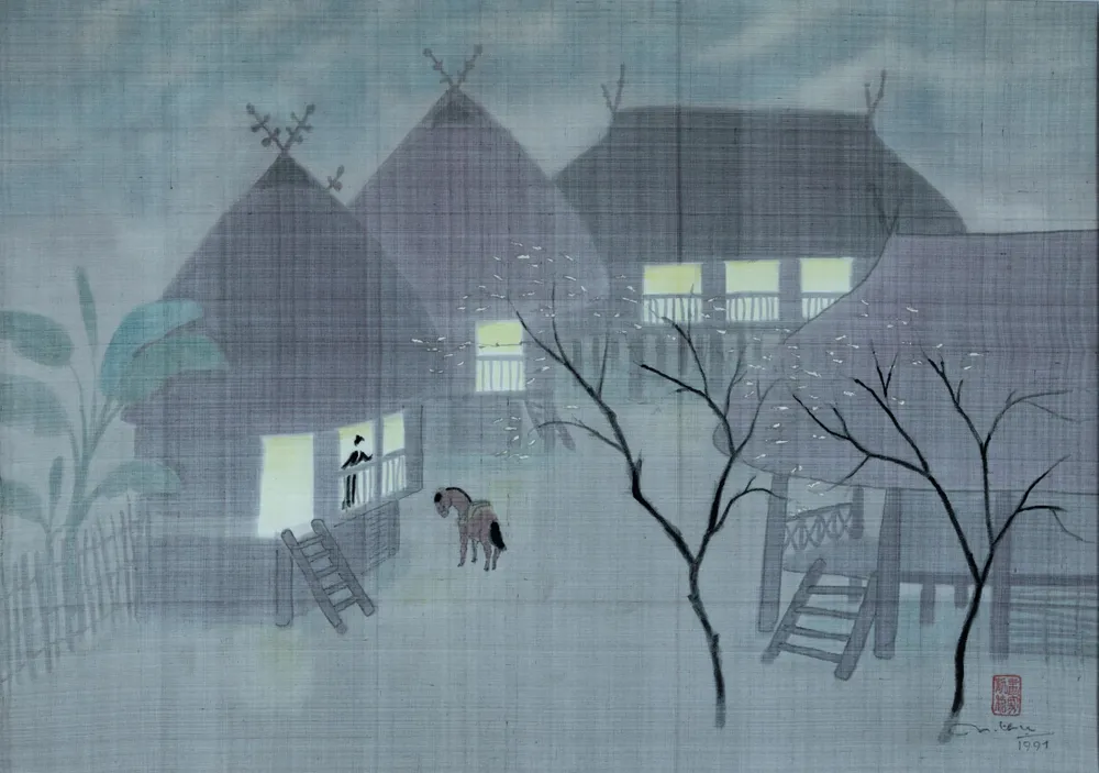 Triển lãm hơn 60 tác phẩm của họa sĩ Nguyễn Thụ ảnh 2 Triển lãm hơn 60 tác phẩm của họa sĩ Nguyễn Thụ ảnh 2