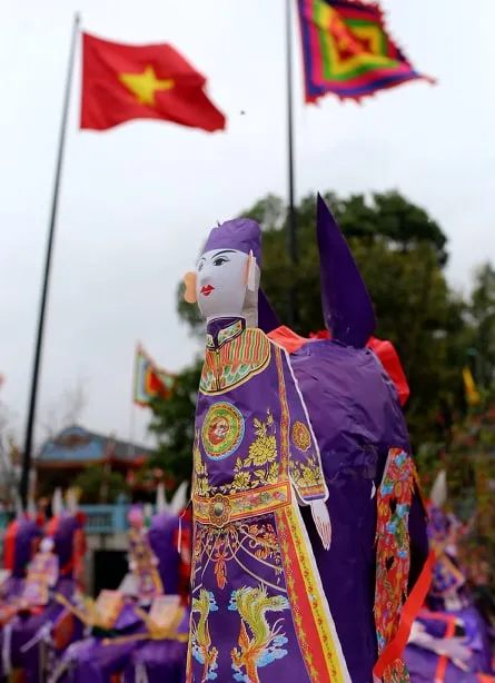 "Choáng" với đàn ngựa giấy khổng lồ ở đền Bảo Hà ảnh 5