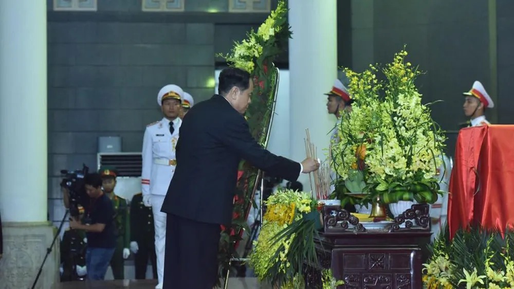 Lễ viếng nguyên Chủ tịch nước Lê Đức Anh ảnh 29