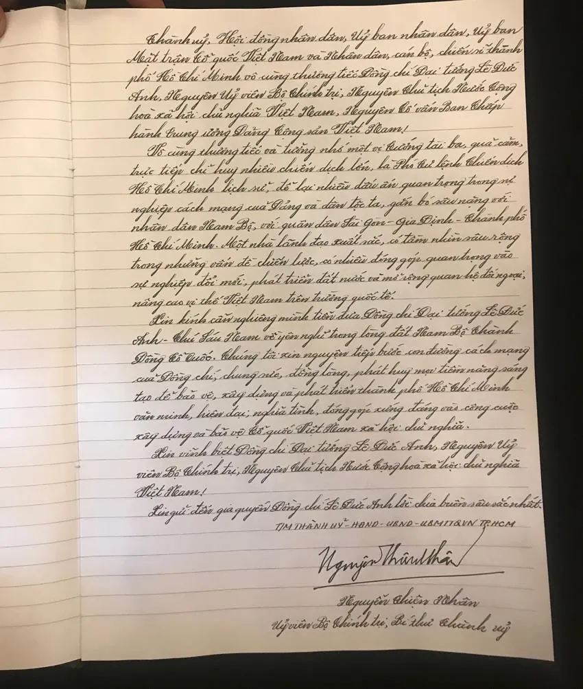 Lễ viếng nguyên Chủ tịch nước Lê Đức Anh ảnh 67