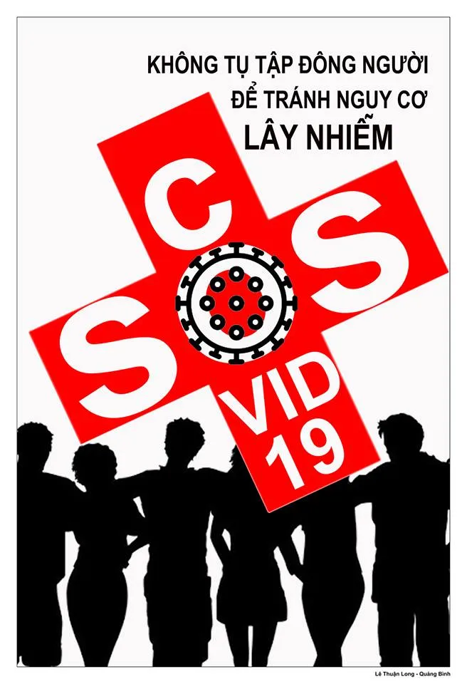 Thông điệp đẩy lùi Covid-19 với tranh cổ động ảnh 4 Thông điệp đẩy lùi Covid-19 với tranh cổ động ảnh 4