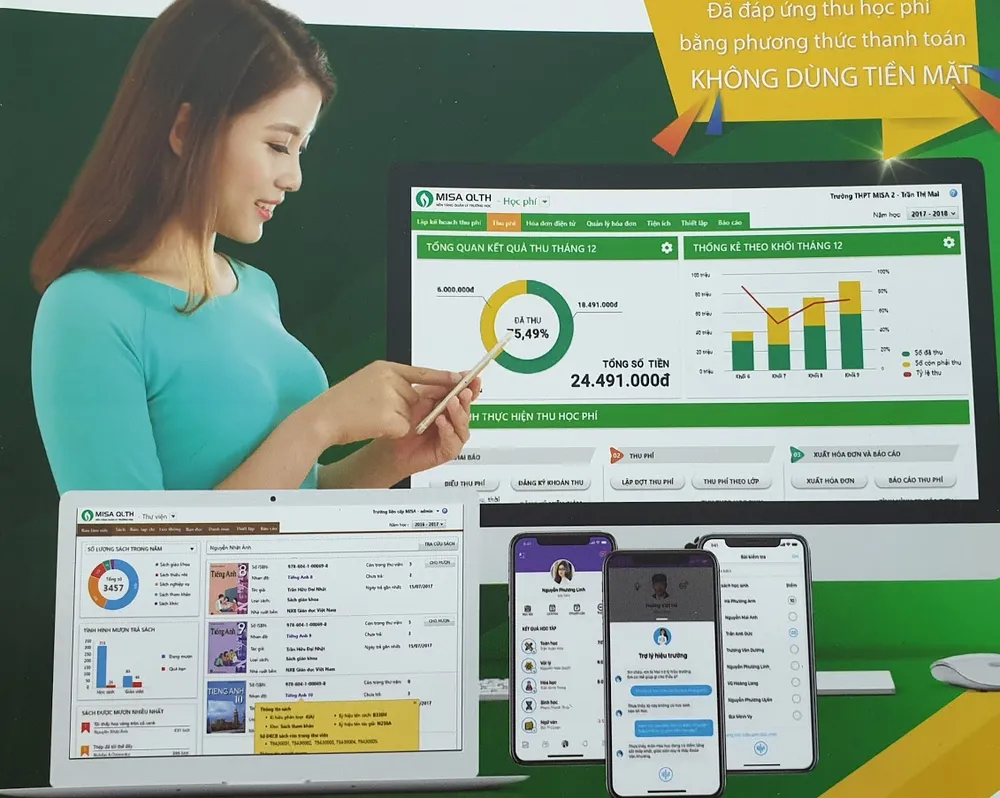 Ra mắt nền tảng quản lý trường học "Make in Vietnam" ảnh 2 Ra mắt nền tảng quản lý trường học "Make in Vietnam" ảnh 2