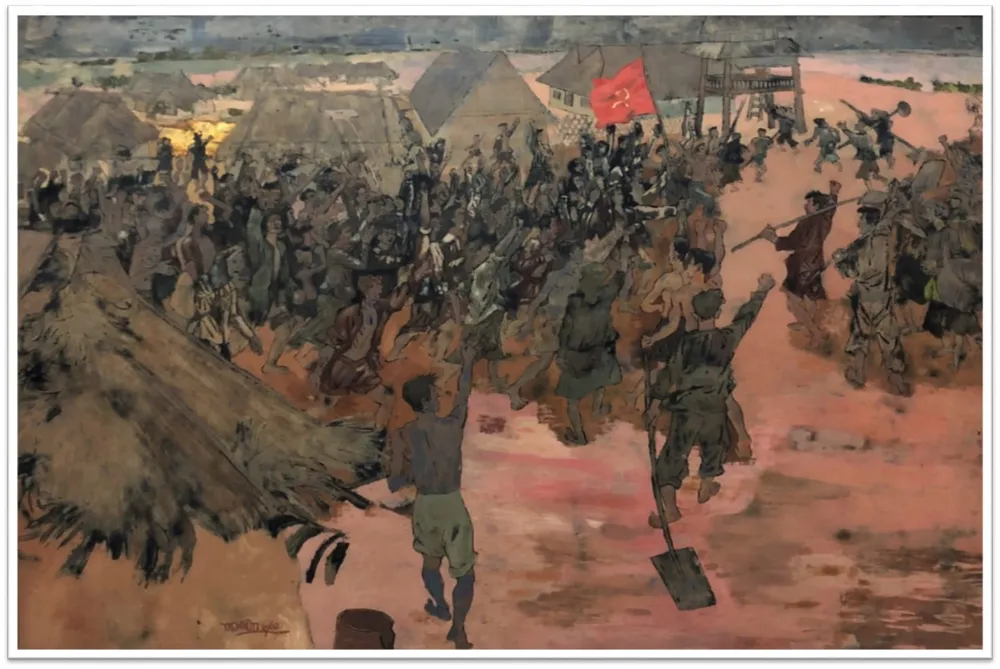 Giới thiệu 18 tác phẩm mỹ thuật trong triển lãm trực tuyến “Con đường độc lập“ ảnh 2