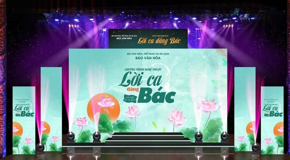 Nhà hát Lớn Hà Nội sáng đèn với chương trình nghệ thuật Lời ca dâng Bác ảnh 1 Nhà hát Lớn Hà Nội sáng đèn với chương trình nghệ thuật Lời ca dâng Bác ảnh 1