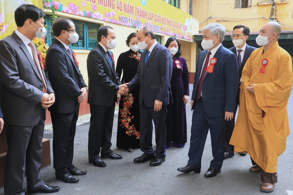 Đại lễ kỷ niệm 40 năm thành lập: Giáo hội Phật giáo Việt Nam luôn đồng hành cùng dân tộc ảnh 1