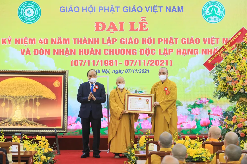 Đại lễ kỷ niệm 40 năm thành lập: Giáo hội Phật giáo Việt Nam luôn đồng hành cùng dân tộc ảnh 3