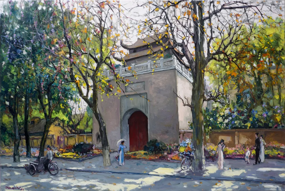 Triển lãm hội họa T5- những sắc thuần khiết ảnh 2 Triển lãm hội họa T5- những sắc thuần khiết ảnh 2