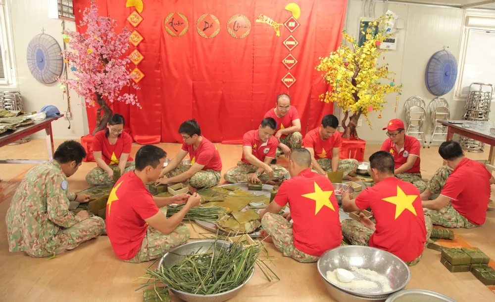 Những chiếc bánh chưng trên đất Nam Sudan ảnh 2