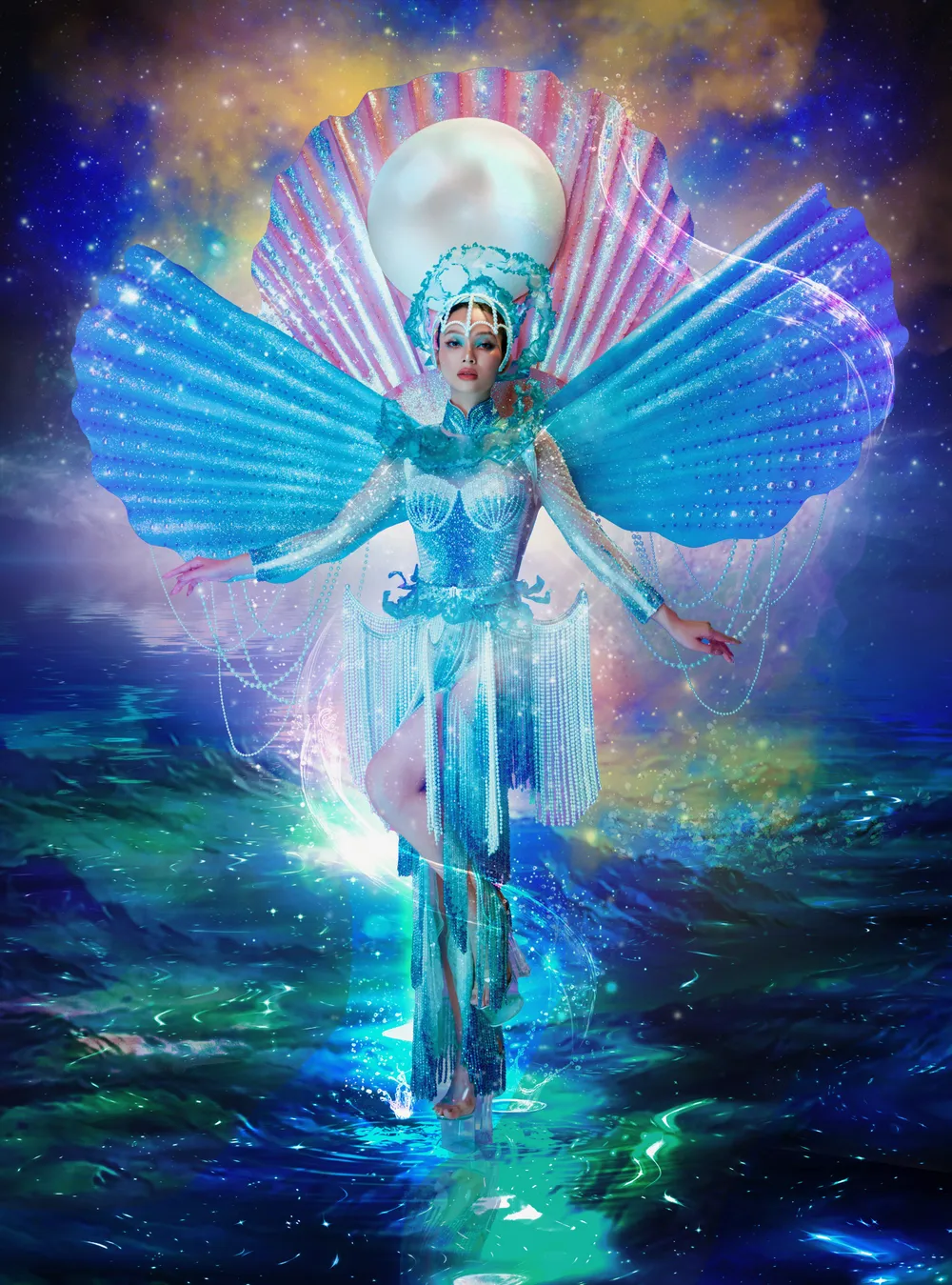 Lâm Thu Hồng mang sắc màu đại dương đến The Miss Globe 2022 ảnh 2