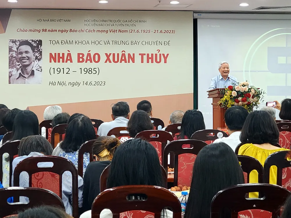 Tọa đàm khoa học và trưng bày chuyên đề Nhà báo Xuân Thủy