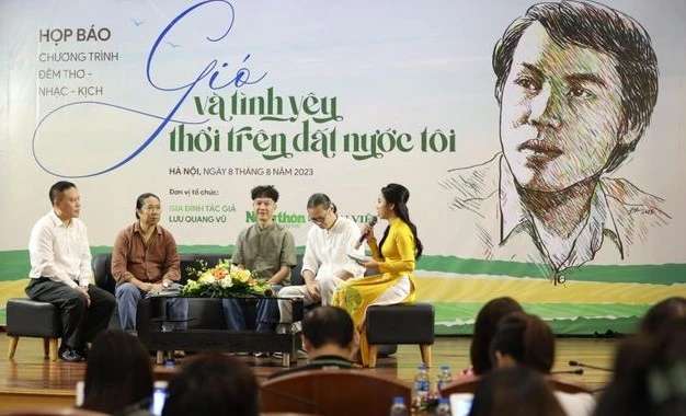 “Gió và tình yêu thổi trên đất nước tôi”- đêm nghệ thuật tái hiện cuộc đời Lưu Quang Vũ