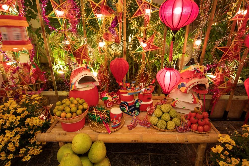 Chạm vào ký ức với mâm cỗ trông trăng xưa Chạm vào ký ức với mâm cỗ trông trăng xưa