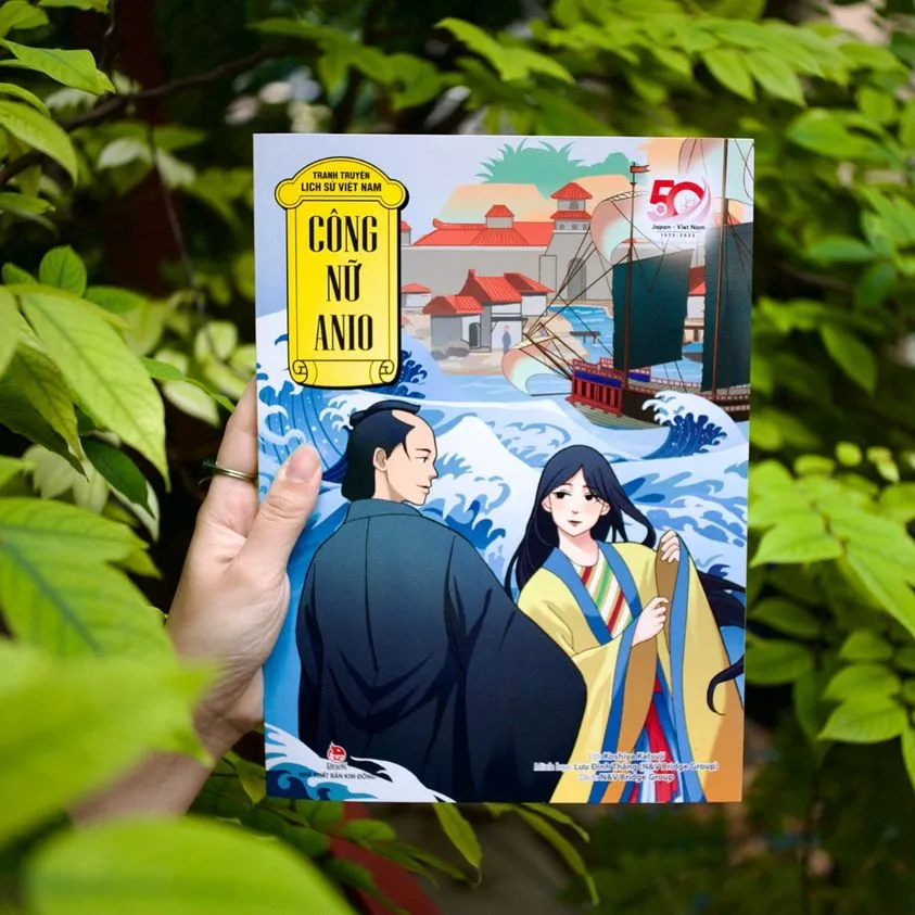 Cuốn sách Công nữ Anio là tác phẩm truyện tranh lịch sử ghi dấu sự kết hợp giữa phần nội dung do tác giả Nhật Bản thực hiện với tranh minh họa của các họa sĩ Việt Nam