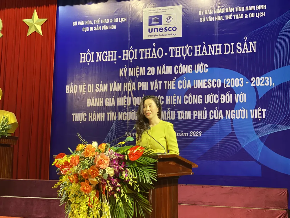 PGS-TS Lê Thị Thu Hiền, Cục trưởng Cục Di sản văn hóa PGS-TS Lê Thị Thu Hiền, Cục trưởng Cục Di sản văn hóa