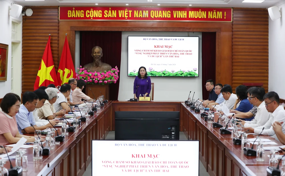 Khai mạc vòng chấm Sơ khảo Giải Báo chí toàn quốc “Vì sự nghiệp phát triển Văn hóa, thể thao và du lịch”