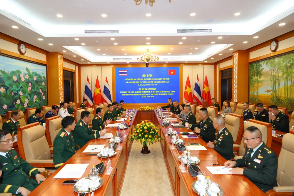 Quang cảnh hội đàm giữa đoàn đại biểu cấp cao Quân đội Nhân dân Việt Nam và Quân đội Hoàng gia Thái Lan 5e303e19-80a5-4304-9aab-2a7758c6a3d1.jpg