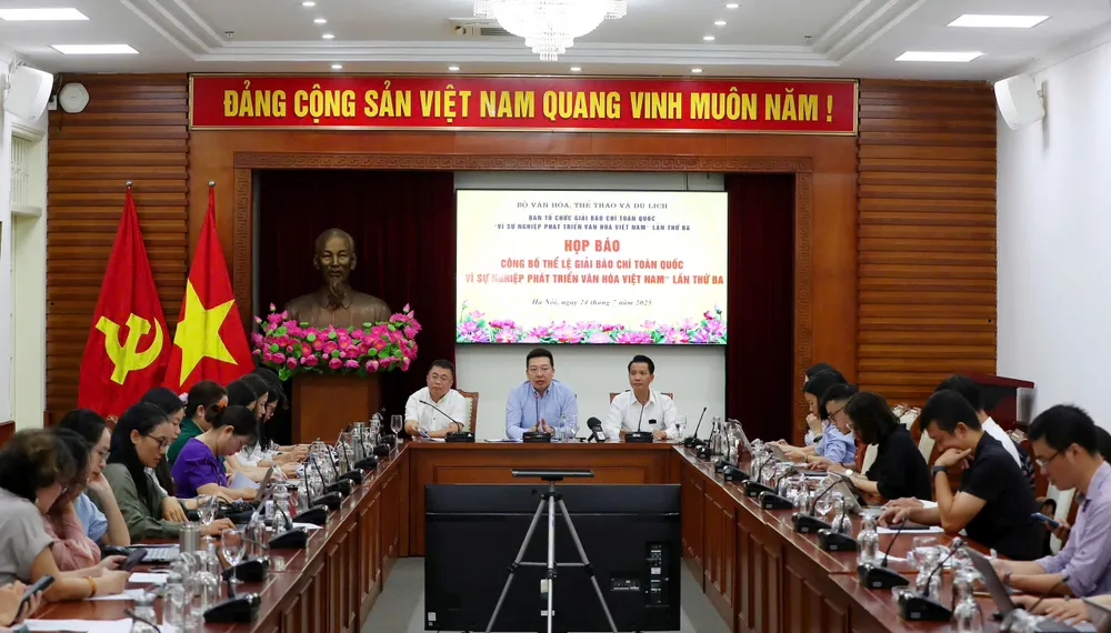 Công bố Thể lệ Giải Báo chí toàn quốc “Vì sự nghiệp phát triển Văn hóa Việt Nam” 