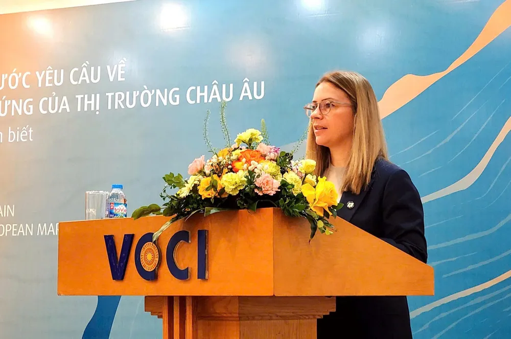 Bà Vanessa Steinmetz, Giám đốc Viện Friedrich Naumann Foundation (FNF) Việt Nam phát biểu tại hội thảo 596aa6ca-7b68-466c-9389-e8ea24d27cff.jpg