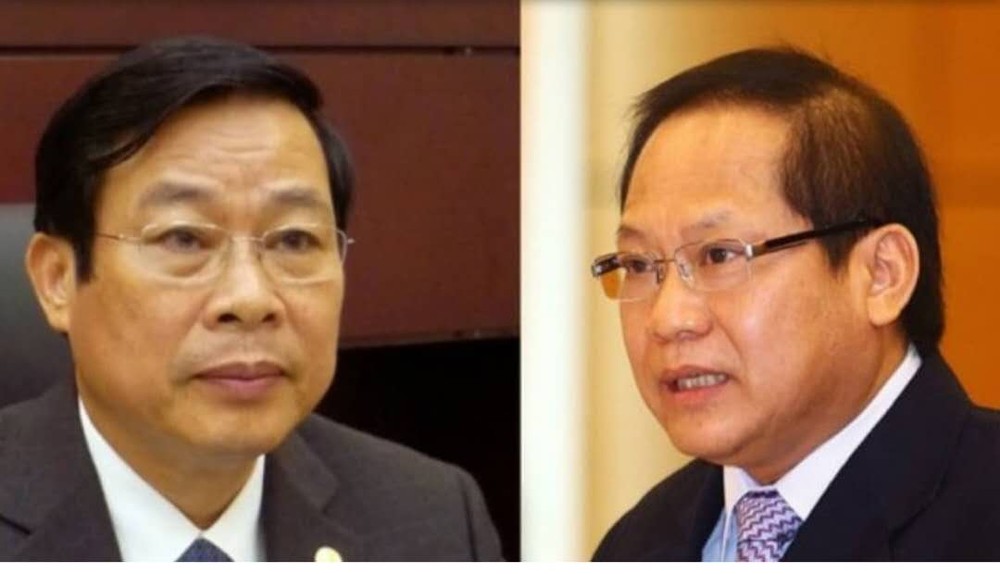 阮北山與張明俊兩原部長遭起訴