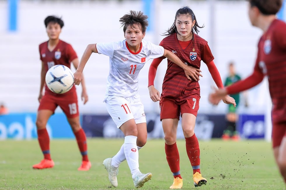 東南亞女足決賽：越南1比0勝泰國奪冠 ảnh 1