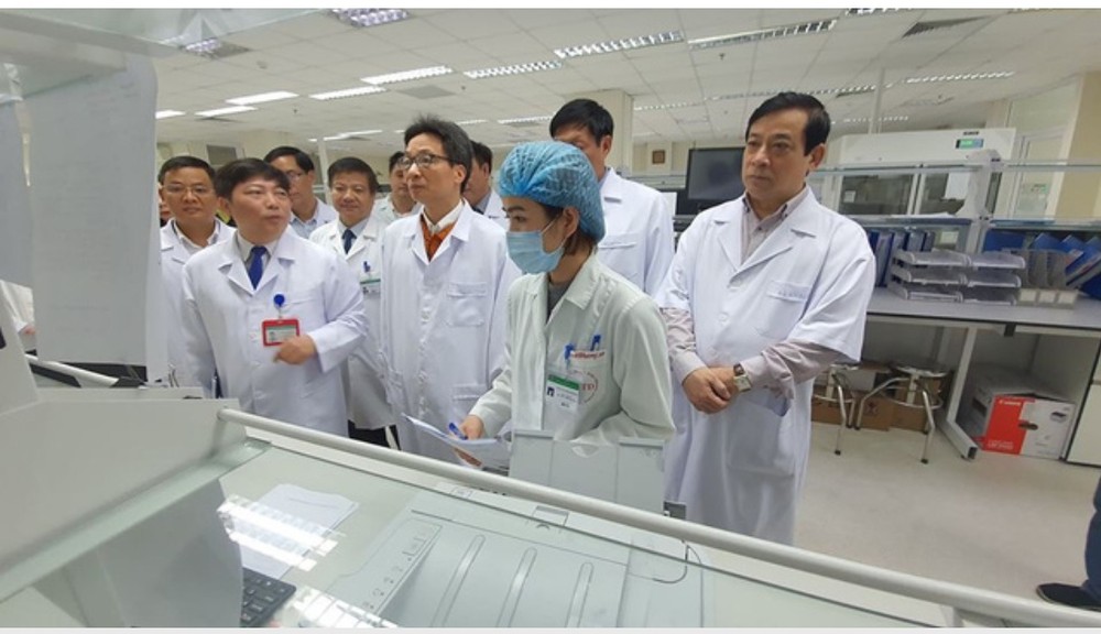 武德膽副總理視察防疫工作。