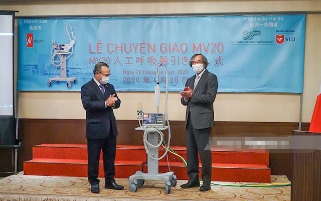 萬盛發集團移交首批捐助應對疫情呼吸機   ảnh 1