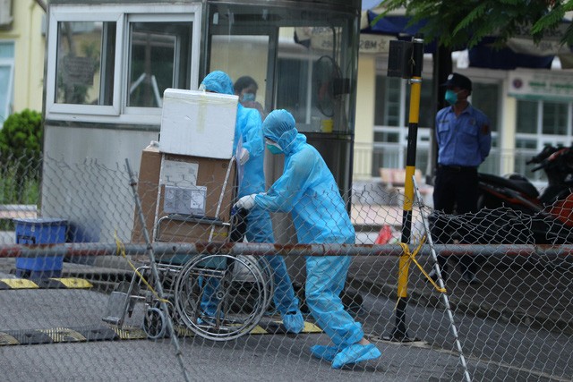 中央熱帶病醫院隔離區域。