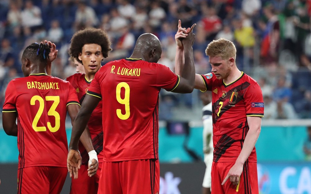 比利時球隊慶祝進球（圖源：互聯網）