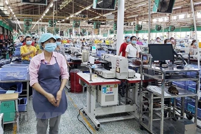 同奈省某工廠的工人。