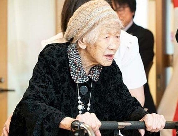 全球最年長長者田中加子。