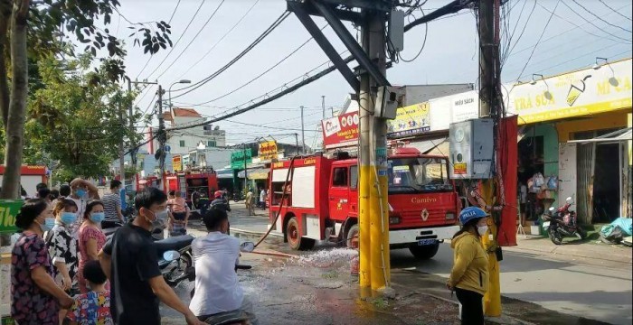 平新郡一出租住房區失火