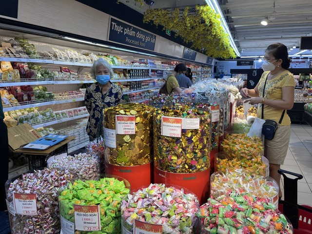 今年的年貨購買力速度緩慢。