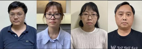 左起：杜德南、鄭氏翠玲、黎氏垂蓮和杜成仁。