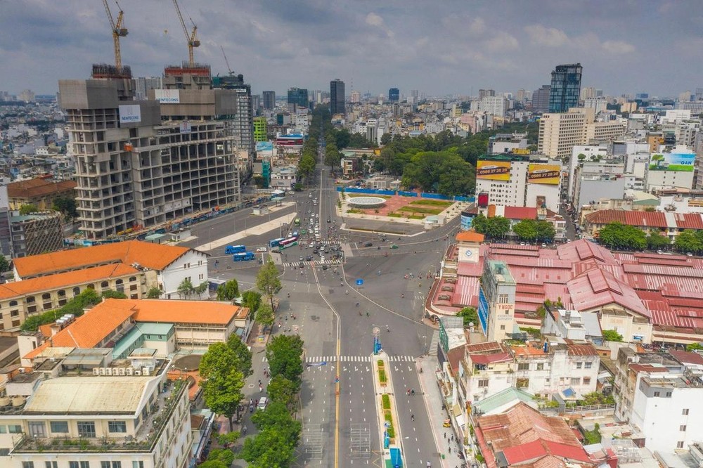 第一郡黎利、阮惠、崛起街的地价最高，每平方米高达6.87亿元以上。