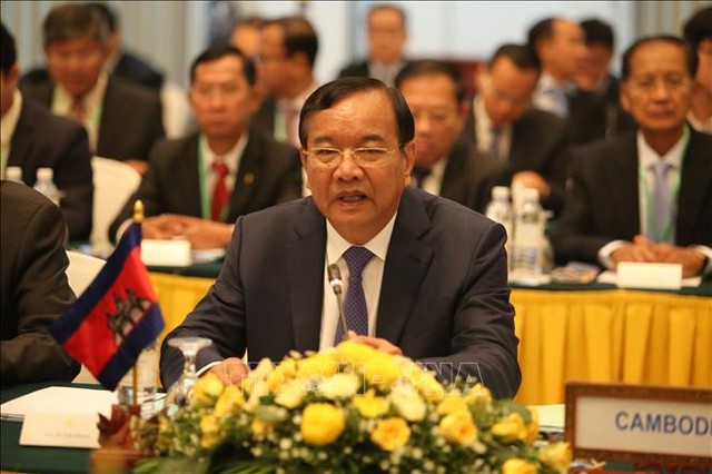 柬埔寨王国副首相、外交与国际合作大臣布拉索昆。(图:越通社)